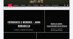 Desktop Screenshot of effettoarte.com