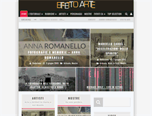 Tablet Screenshot of effettoarte.com